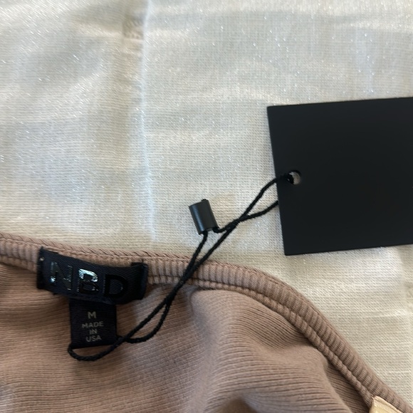 Revolve- NBD Anju midi dress in deep taupe - Picture 5 of 5